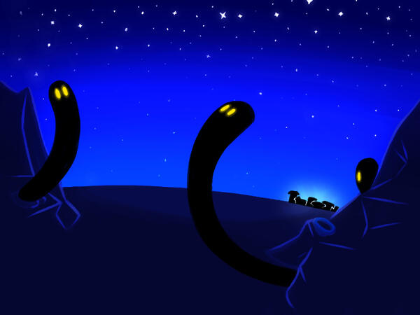 Rendered Lineart + Complex Background